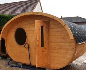 cabane ovale